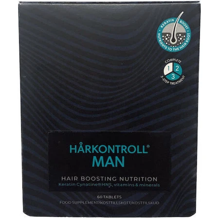 Harkontroll Man Hair Boosting Nutrition Speciaal Dieetsupplement 60 tabs