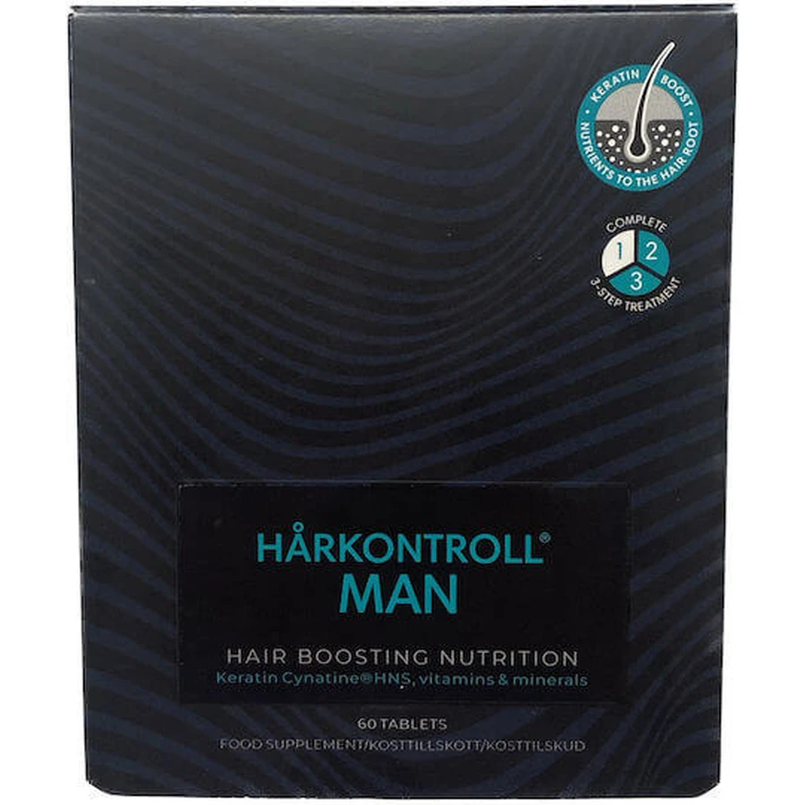Harkontroll Man Hair Boosting Nutrition Speciaal Dieetsupplement 60 tabs