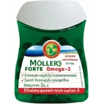 Moller's Forte Omega 3 Lebertran und Fischöl Geeignet für Kinder 10mg 60 Kapseln Nicht aromatisiert