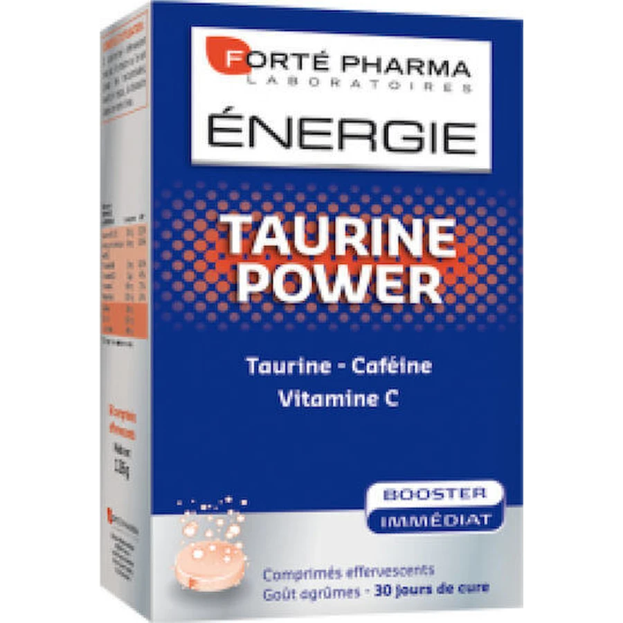 Forte Pharma Energy Taurine 30 tabs 30 Unflavoured effervescent tablets