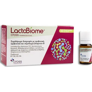 Cross Pharmaceuticals LactoBiome Probiotic 10 vials