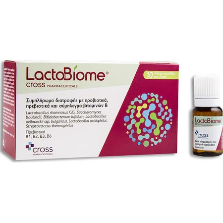 Cross Pharmaceuticals LactoBiome Probiotic 10 viales