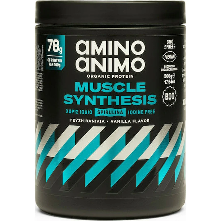 Physis Laboratorium Amino Animo Spier Synthese Biologisch Gluten- & Lactosevrij met Vanillesmaak 500gr