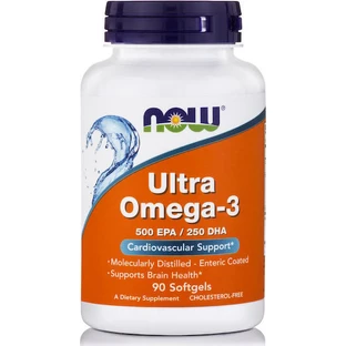 Now Foods Ultra Omega 3 Aceite de Pescado 90 cápsulas blandas sin sabor