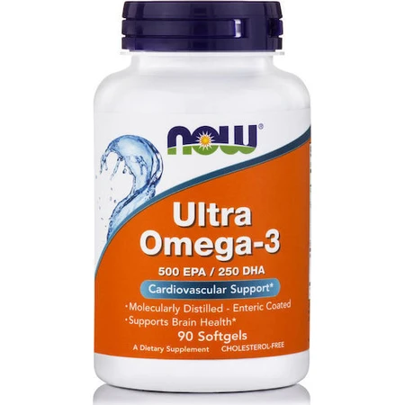Now Foods Ultra Omega 3 Aceite de Pescado 90 cápsulas blandas sin sabor