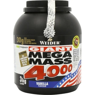 Weider Mega Mass 4000 Creapure mit Vanillegeschmack 3kg