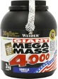 Weider Mega Mass 4000 Creapure met Vanillesmaak 3kg