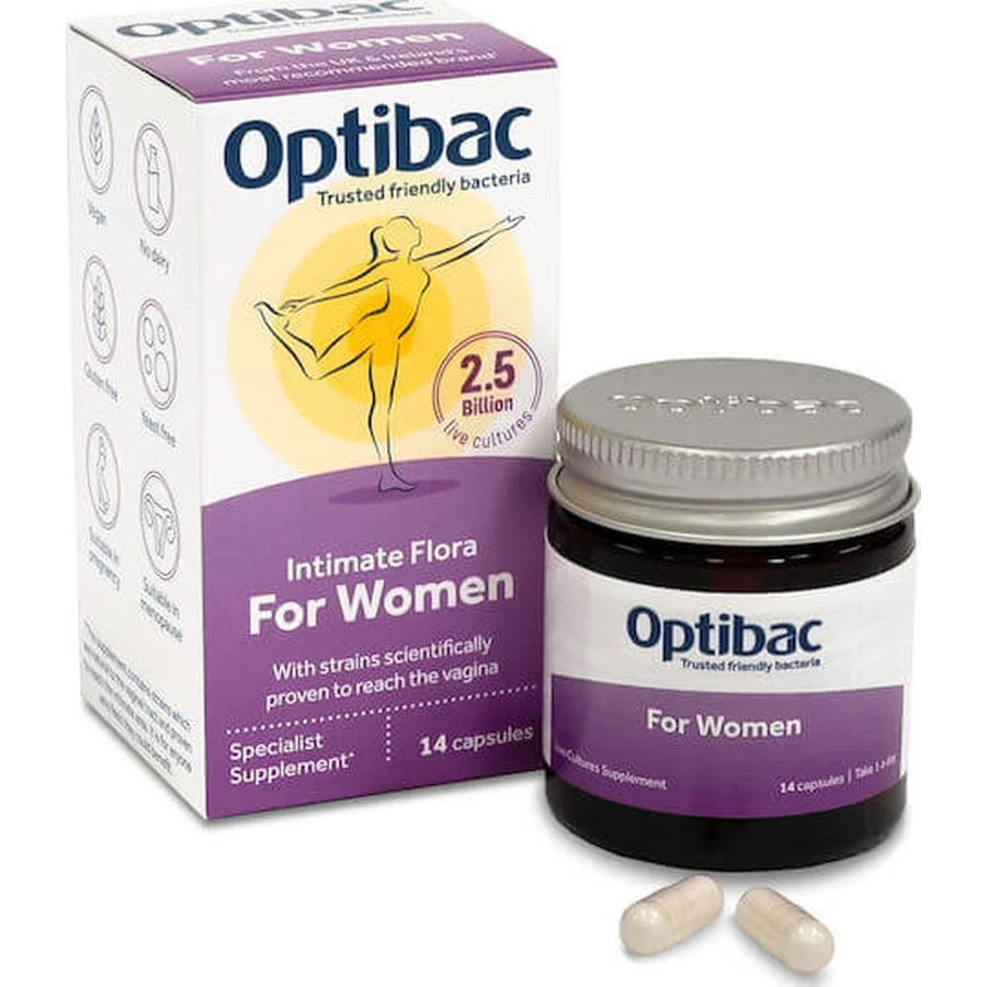 OptiBac für Frauen Probiotika 14 Kapseln