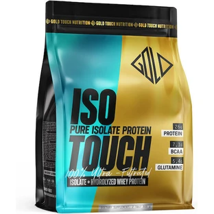 GoldTouch Nutrition Iso Touch 86% Proteína de Suero de Leche 86% Proteína de Suero de Leche Bolsa Sin Gluten con Sabor Chocolate con Avellanas 908gr