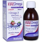 Health Aid KidzOmega Aceite de Pescado Omega 3 Líquido Apto para Niños 200ml Frutas Silvestres