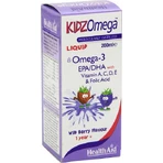 Health Aid KidzOmega Aceite de Pescado Omega 3 Líquido Apto para Niños 200ml Frutas Silvestres