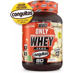 Big Only Whey Zero Whey Protein Whey Whey Protein Lactose Free with Flavor Conguitos White Choco 1kg