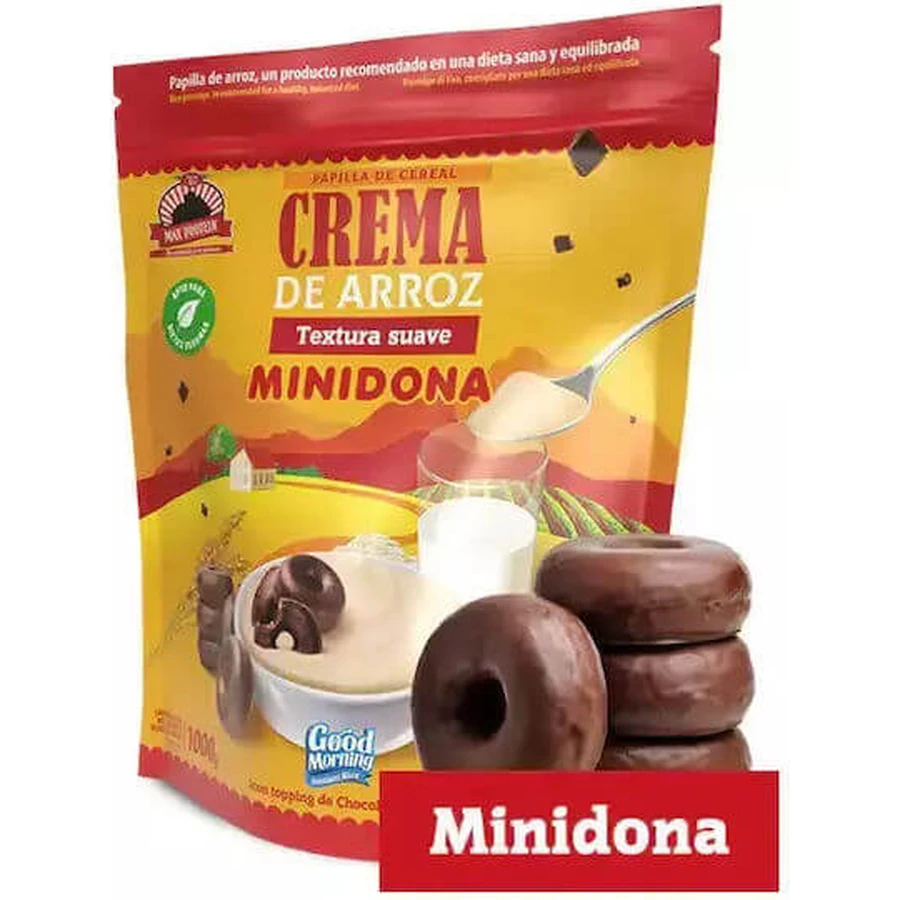 Max Protein Rice Cream with Chocolate Flavor Mini Donuts 1kg