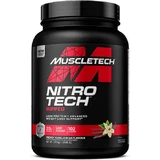 MuscleTech Nitro-Tech Ripped Whey Protein Whey Protein Gluten Free with Flavor French Vanilla French Vanilla Bean 1.8kg