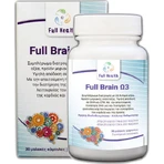 Full Health Full Brain Ω3 Fischöl 1000mg 30 Weichkapseln Unaromatisiert
