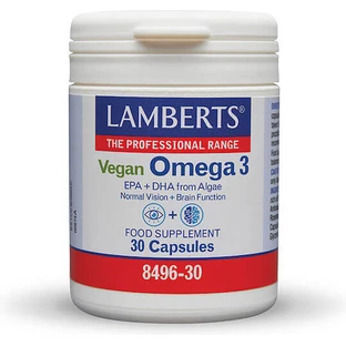 Lamberts Vegan Omega 3 750mg 30 Kapseln Nicht aromatisiert