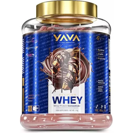 Yava Labs Premium Whey Whey Protein with Chocolate Banana Flavor 2kg