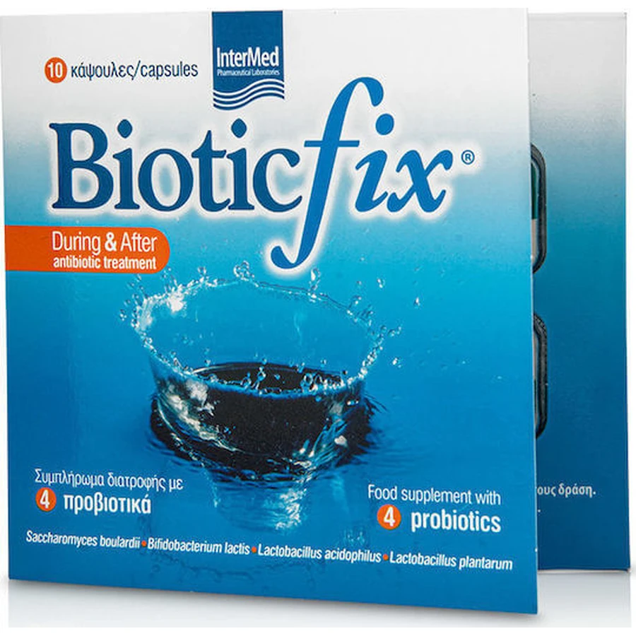 InterMed Bioticfix Während & Nach Probiotikum 10 Kapseln