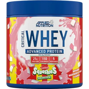 Applied Nutrition Critical Whey Molkenprotein Molkenprotein Glutenfrei mit Geschmack Swizzles Squashies Drumstick 150gr