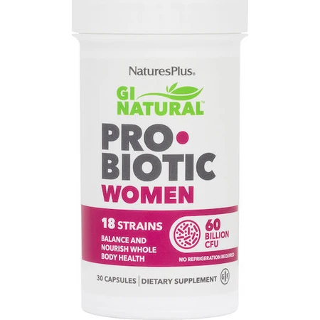 Nature's Plus GI Probiótico Natural para la Mujer 30 cáps.