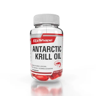 Fit & Shape Antarctic Krill Oil 500 mg, 60 cápsulas, sin sabor