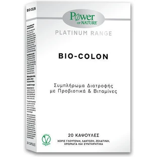 Power Of Nature Platinum Serie Bio-Colon Probiotic 20 capsules