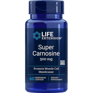 Life Extension Super Carnosine 500mg 60 Cápsulas de Hierbas