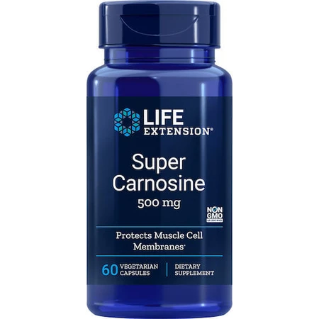 Life Extension Super Carnosine 500mg 60 Cápsulas de Hierbas