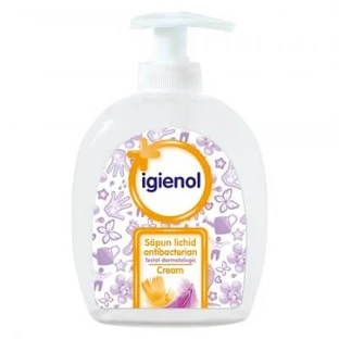 Jabón líquido antibacteriano en crema, 300 ml, Igienol