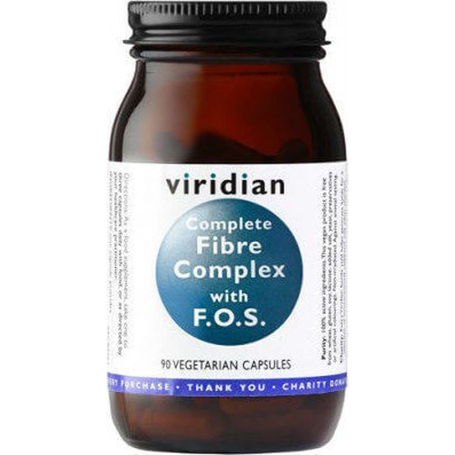 Viridian Complejo Fibra Completa con FOS 90 cáps.