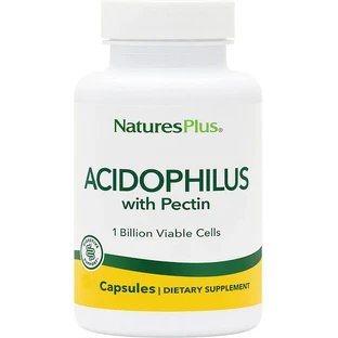Nature's Plus Acidophilus mit Pektin Probiotikum 30 Kapseln