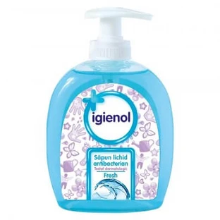 Jabón líquido antibacteriano, Fresco, 300 ml, Igienol