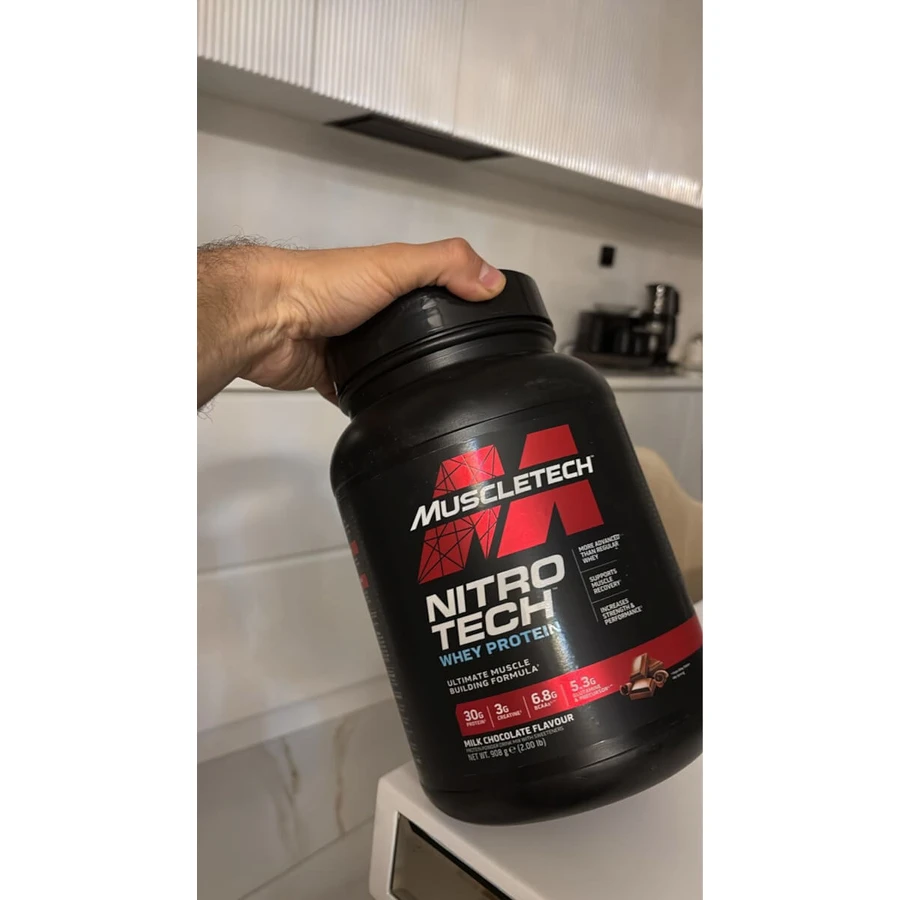 MuscleTech Nitrotech Whey Protein Whey Protein with Creatine & Flavour Cookies & Cream 1.8kg