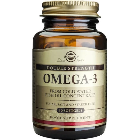 Solgar Double Strength Omega 3 Fish Oil 30 softgels Unflavoured