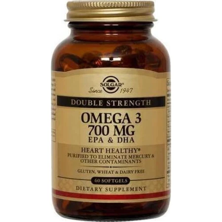 Solgar Double Strength Omega 3 Fish Oil 30 softgels Unflavoured