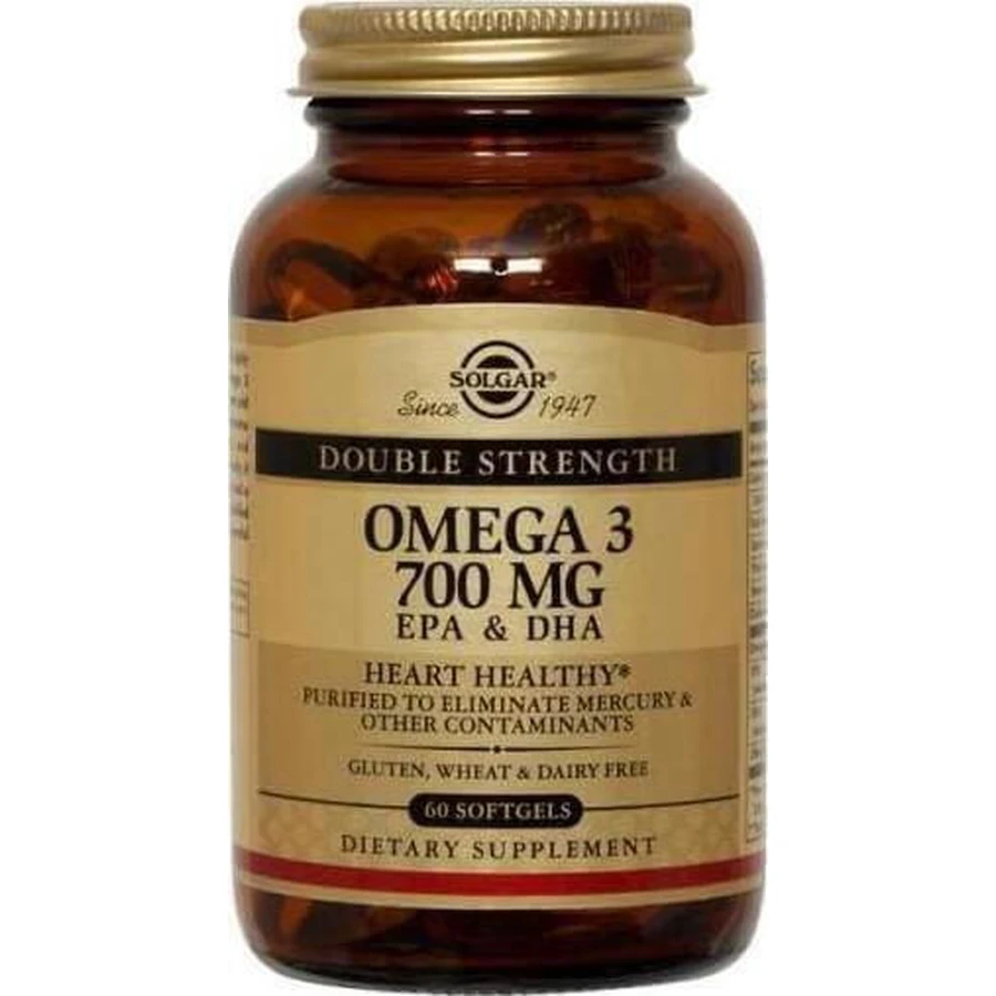 Solgar Double Strength Omega 3 Fish Oil 30 softgels Unflavoured