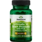 Swanson Ultimate 16 Strain Probiotic with FOS Probiotic 60 veget capsules