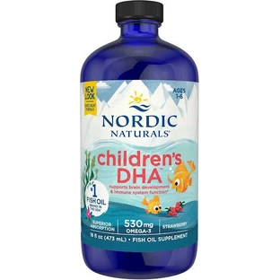 Nordic Naturals Children's DHA Aceite de Pescado Apto para Niños 530mg 473ml Fresa