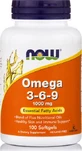 Now Foods Omega 3 6 9 Ácidos Grasos Esenciales 1000mg 100 softgels Sin sabor