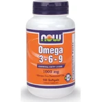 Now Foods Omega 3 6 9 Ácidos Grasos Esenciales 1000mg 100 softgels Sin sabor