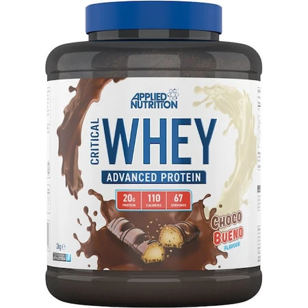 Applied Nutrition Critical Whey Wei-eiwit Glutenvrij met smaak White Choco Bueno 2kg