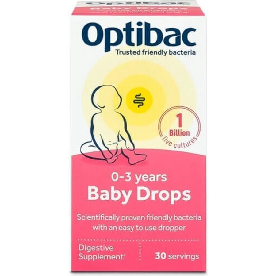 OptiBac Baby Gotas Probióticas para Bebés y Niños 10ml