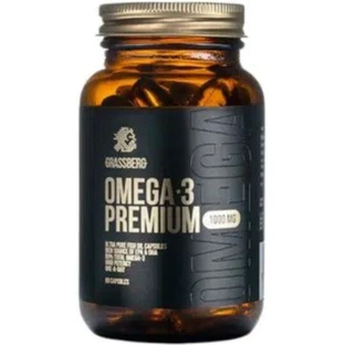 Grassberg Omega 3 1000mg 60 caps Unflavoured