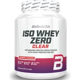 Biotech USA Iso Whey Zero Clear Laktosereduziertes Molkenprotein Glutenfrei mit Geschmacksrichtung Rote Beere 500gr