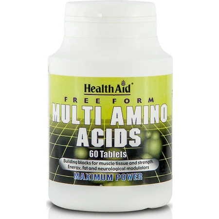 Health Aid Multi Amino Acids 60 Tablet Unflavoured