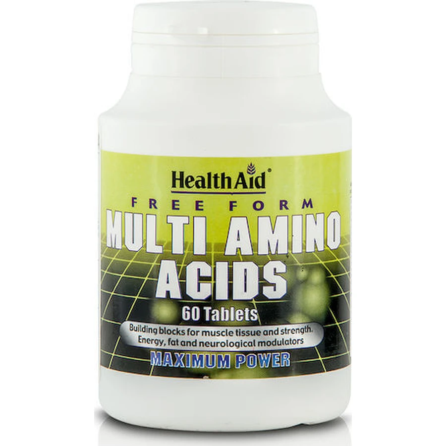 Health Aid Multi Amino Acids 60 Tablet Unflavoured