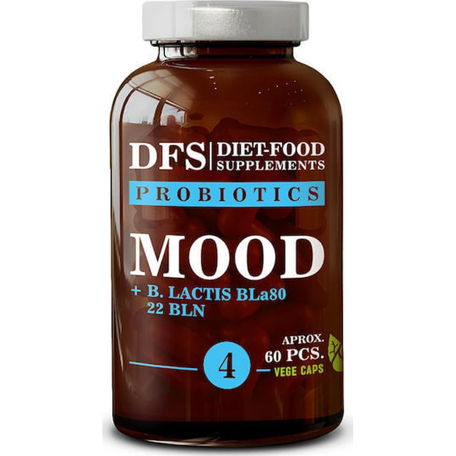 Diet-Food Probiotics Mood Probiotic 60 cápsulas vegetales