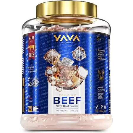 Yava Labs Premium Beef Protein con sabor a Ice Cola 2kg