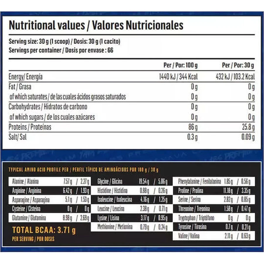Yava Labs Premium Beef Protein con sabor a Ice Cola 2kg