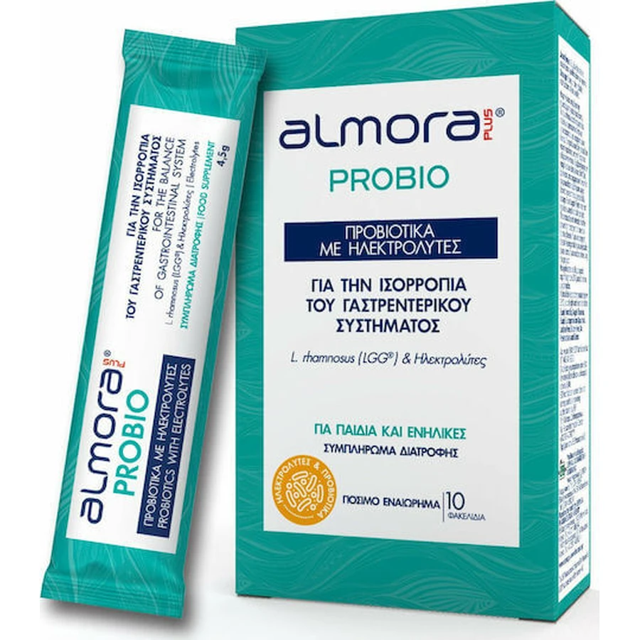 almora PLUS® Probiotic Probiotics with Electrolytes for Relieve Diarrhoea Symptoms & Hydrating the Body 10 sachets